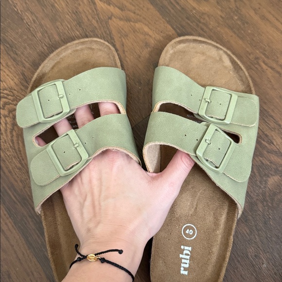 Rubi green sandals - Picture 4 of 4